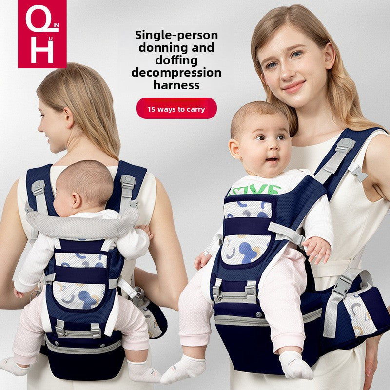 Premium Baby Hip Seat Carrier – 6-in-1 Ergonomic Carrier
