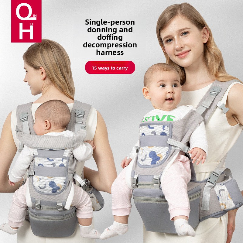 Premium Baby Hip Seat Carrier – 6-in-1 Ergonomic Carrier