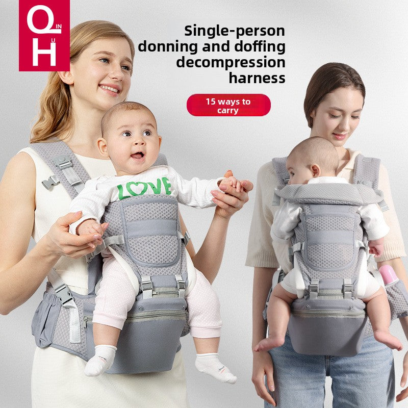 Premium Baby Hip Seat Carrier – 6-in-1 Ergonomic Carrier